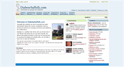 Desktop Screenshot of diabetesuffolk.com